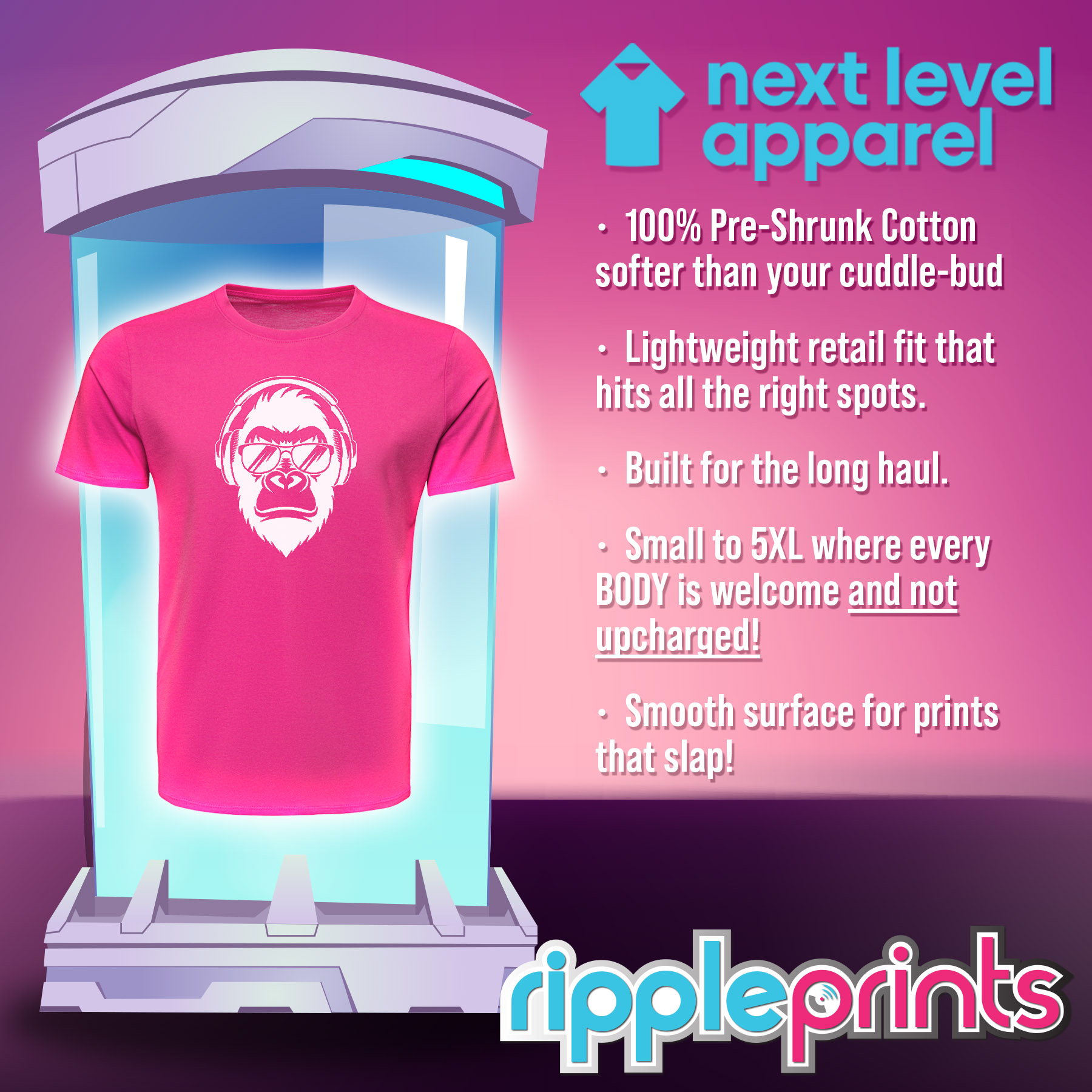 KatWalk Next Level Tees - Image 3