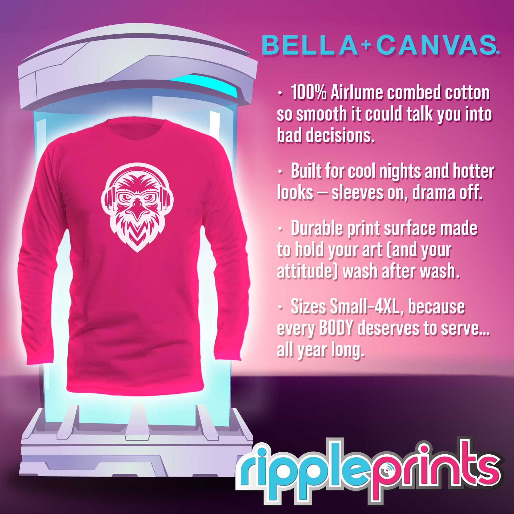 Imperial Court: Long Sleeve Logo Tee - Image 7