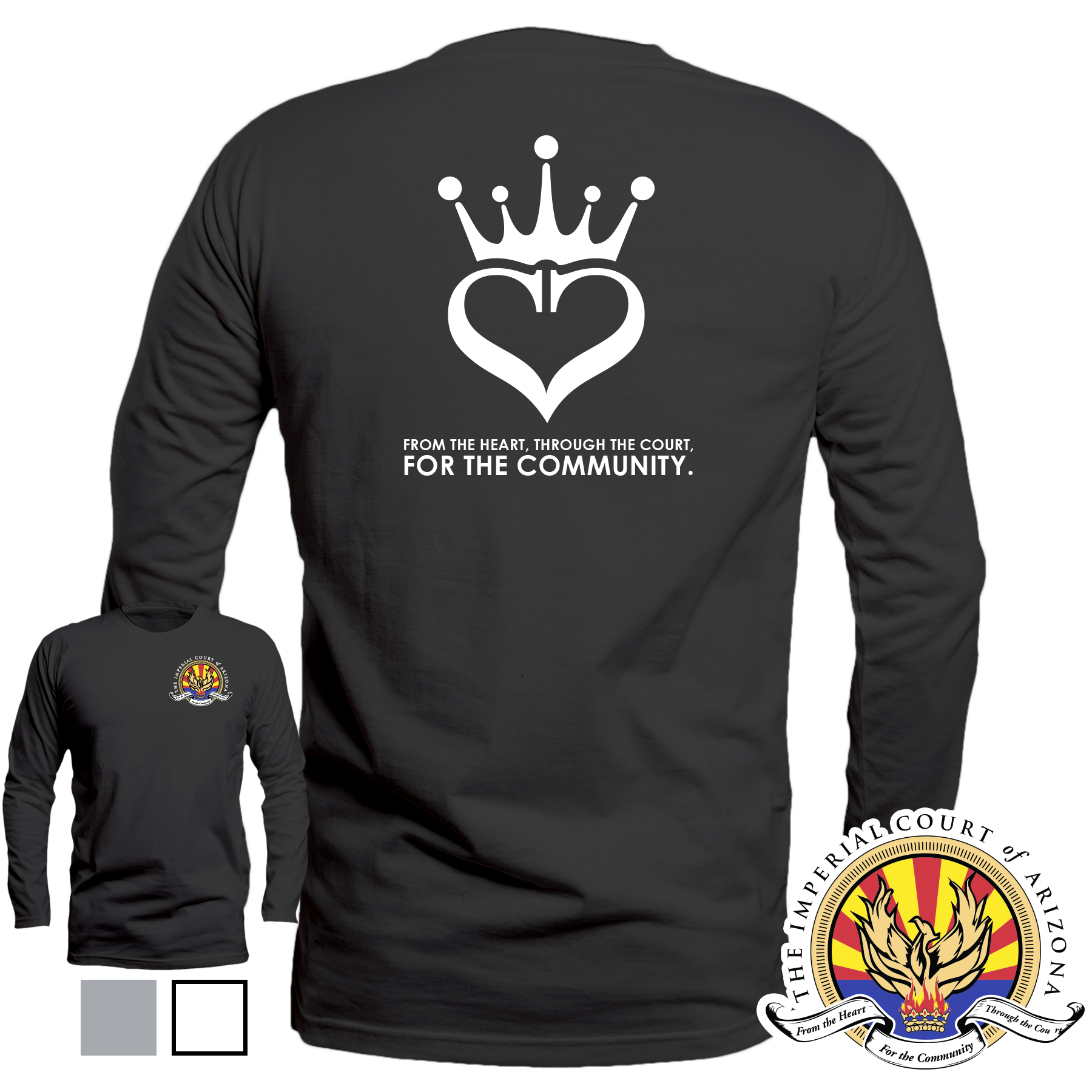 Imperial Court: Long Sleeve Mission Tee