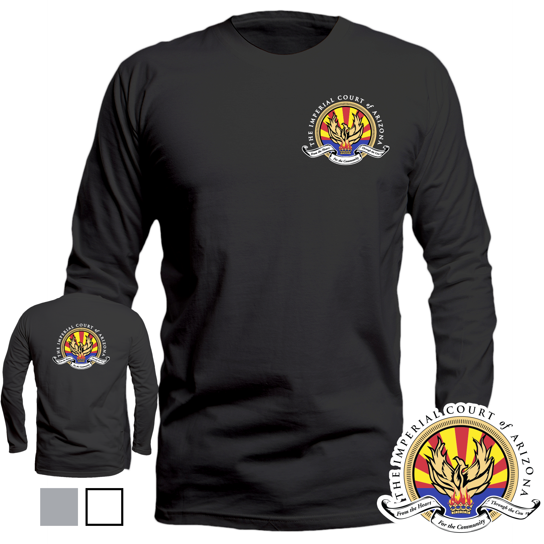 Imperial Court: Long Sleeve Logo Tee