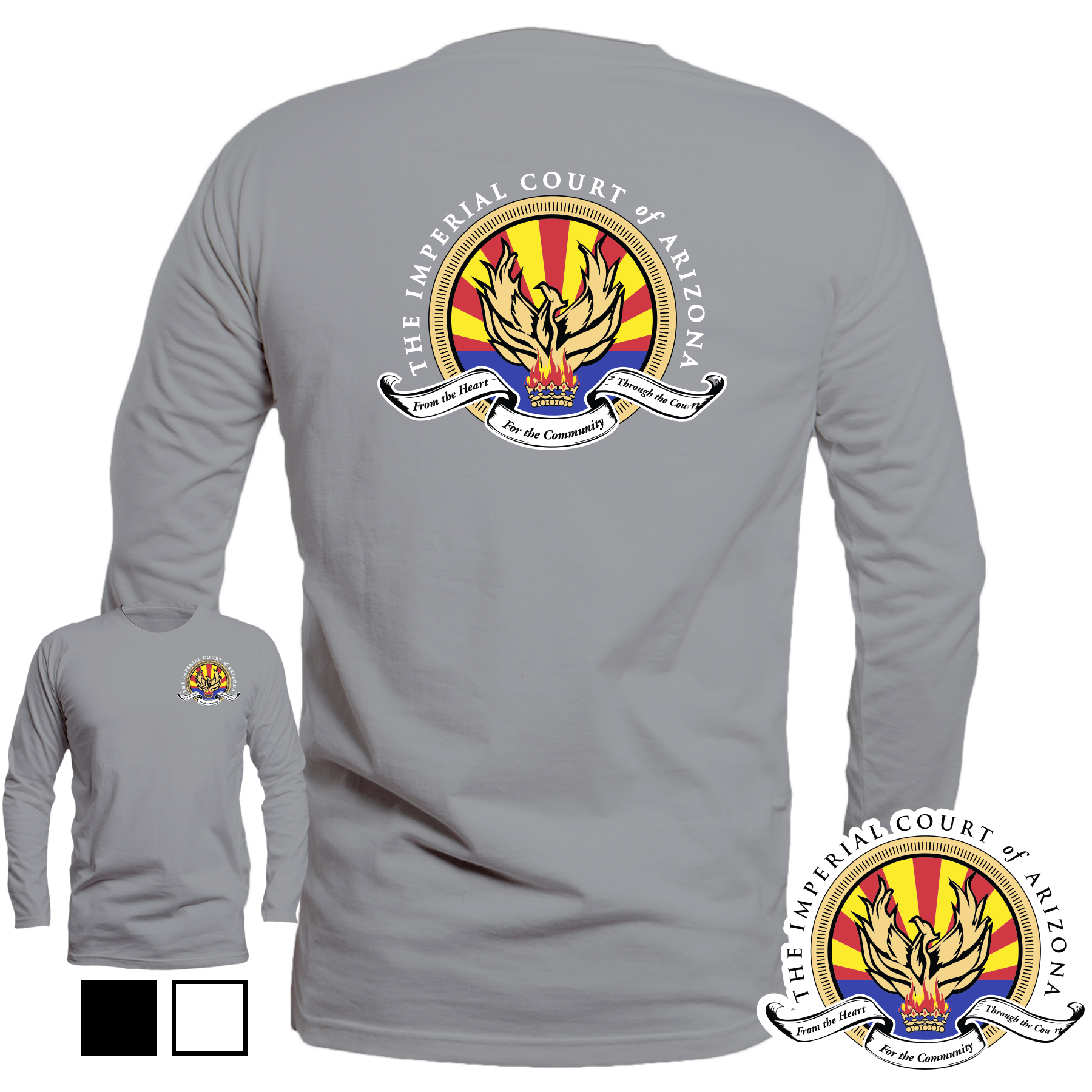 Imperial Court: Long Sleeve Logo Tee - Image 6