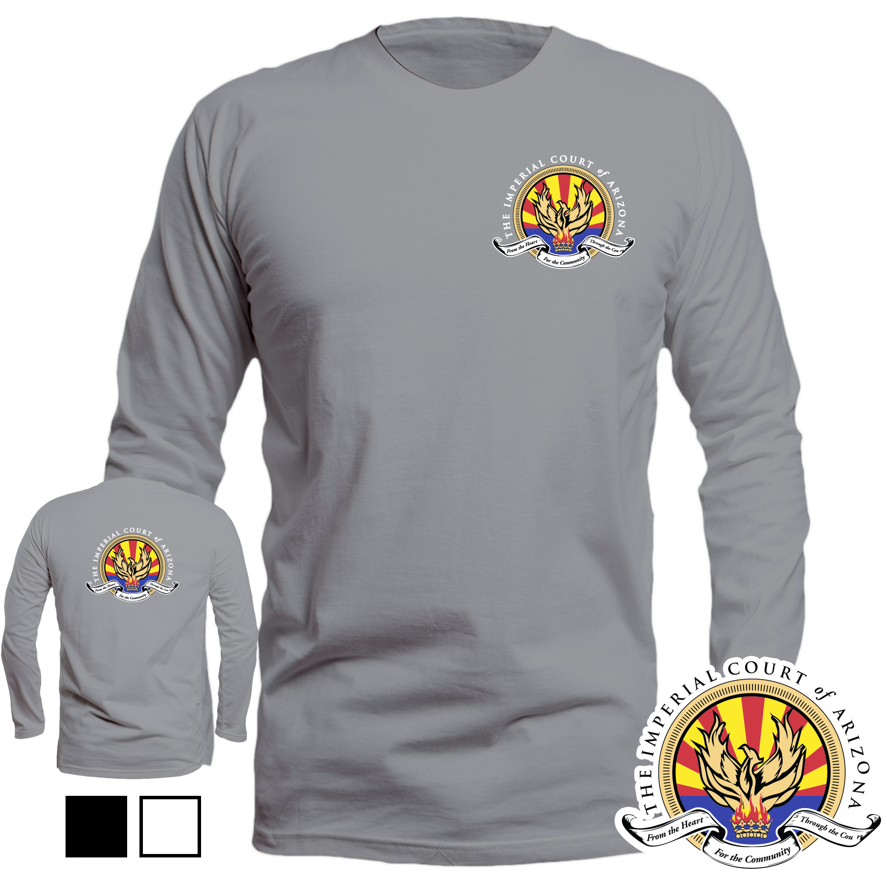 Imperial Court: Long Sleeve Logo Tee - Image 5