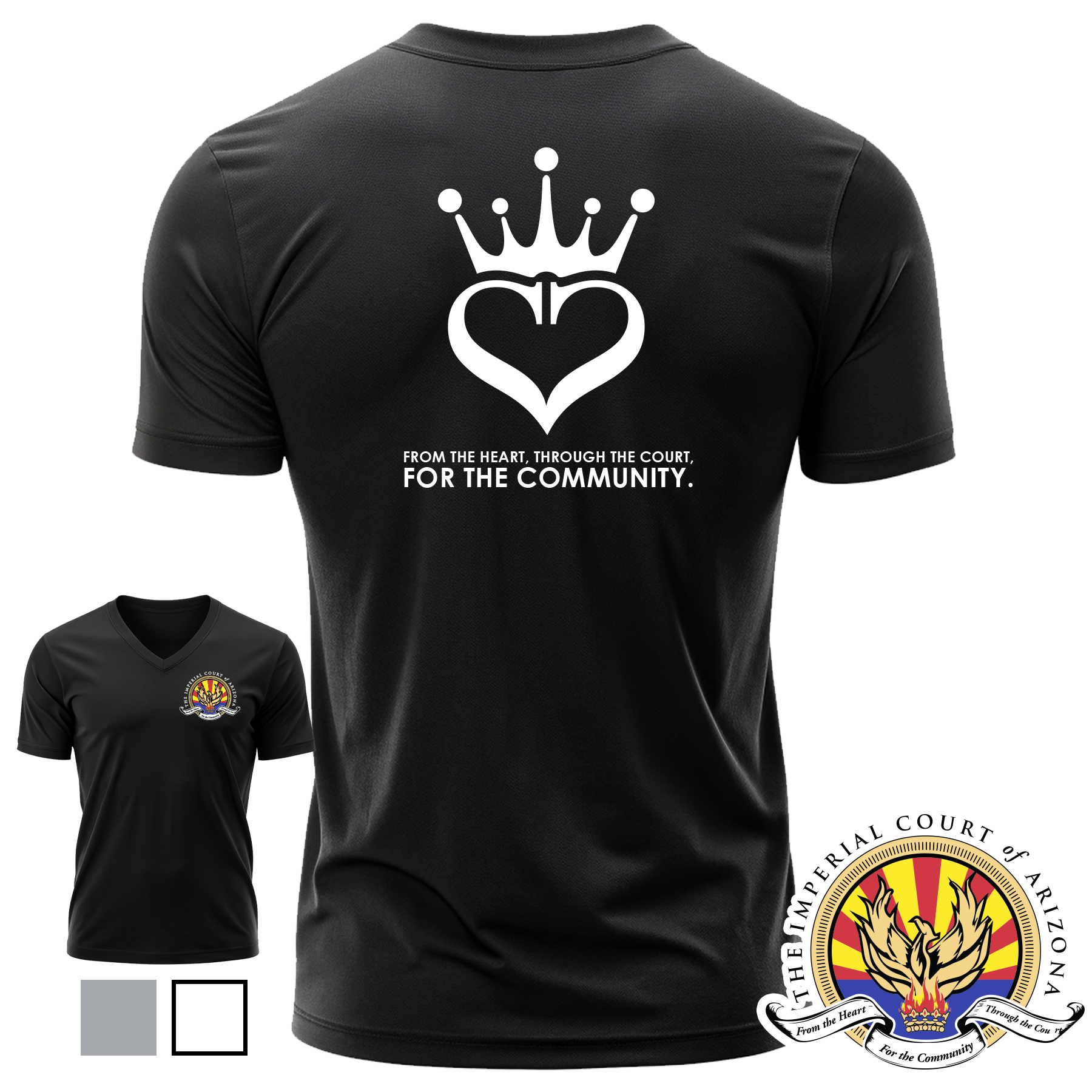 Imperial Court: V-Neck Mission Tee