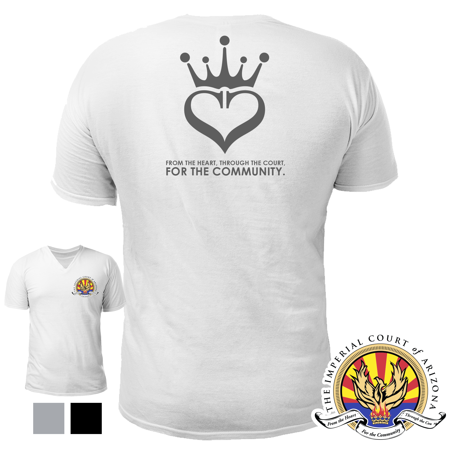 Imperial Court: V-Neck Mission Tee - Image 5
