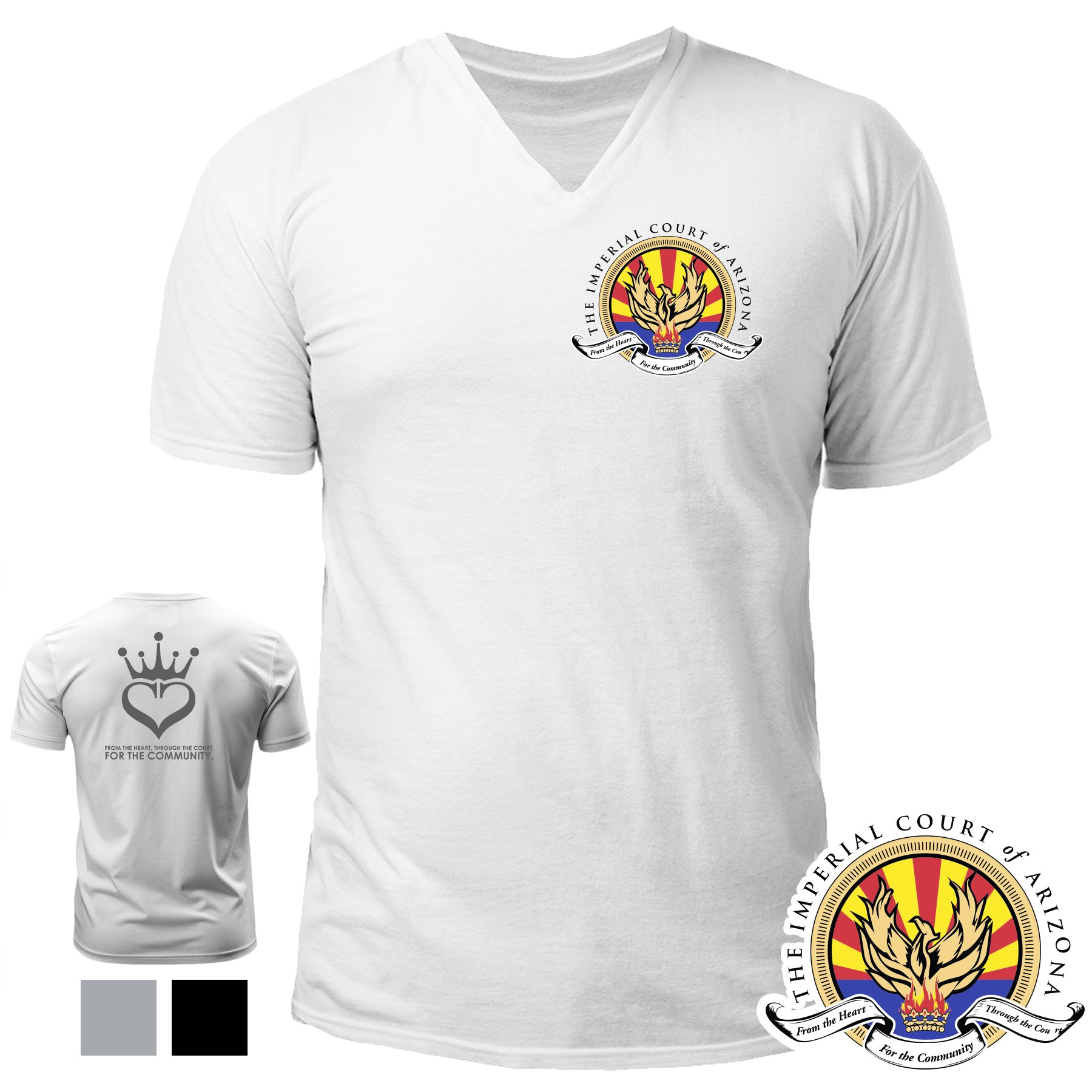 Imperial Court: V-Neck Mission Tee - Image 6