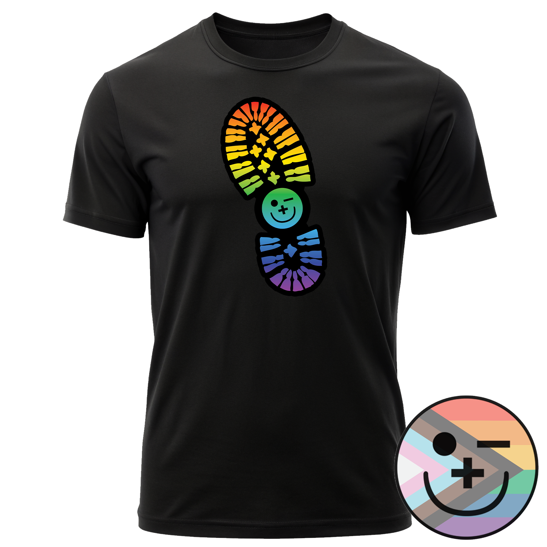 Team Friendly: Rainbow Bootprint
