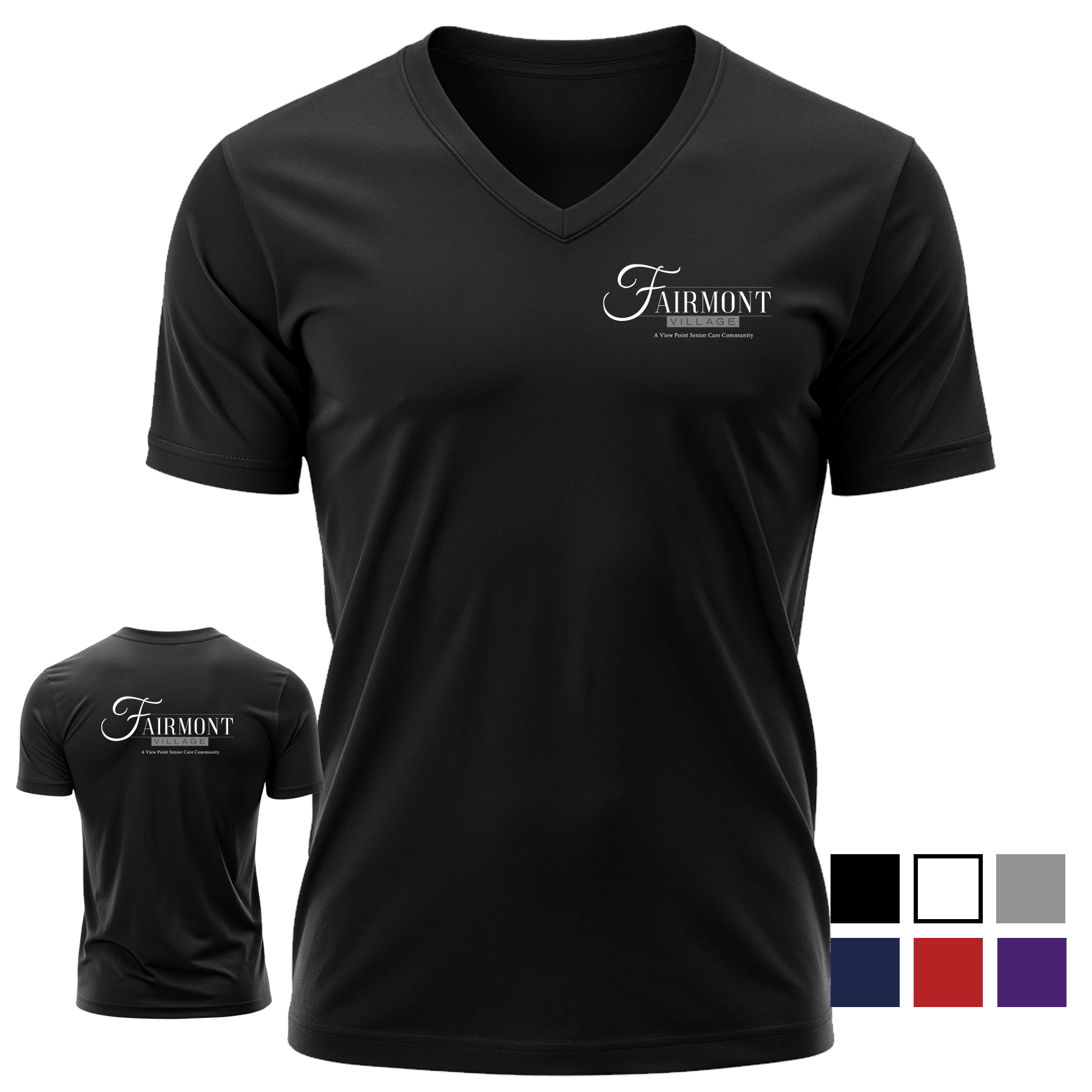 Fairmont Village V-Neck Tee - Image 2