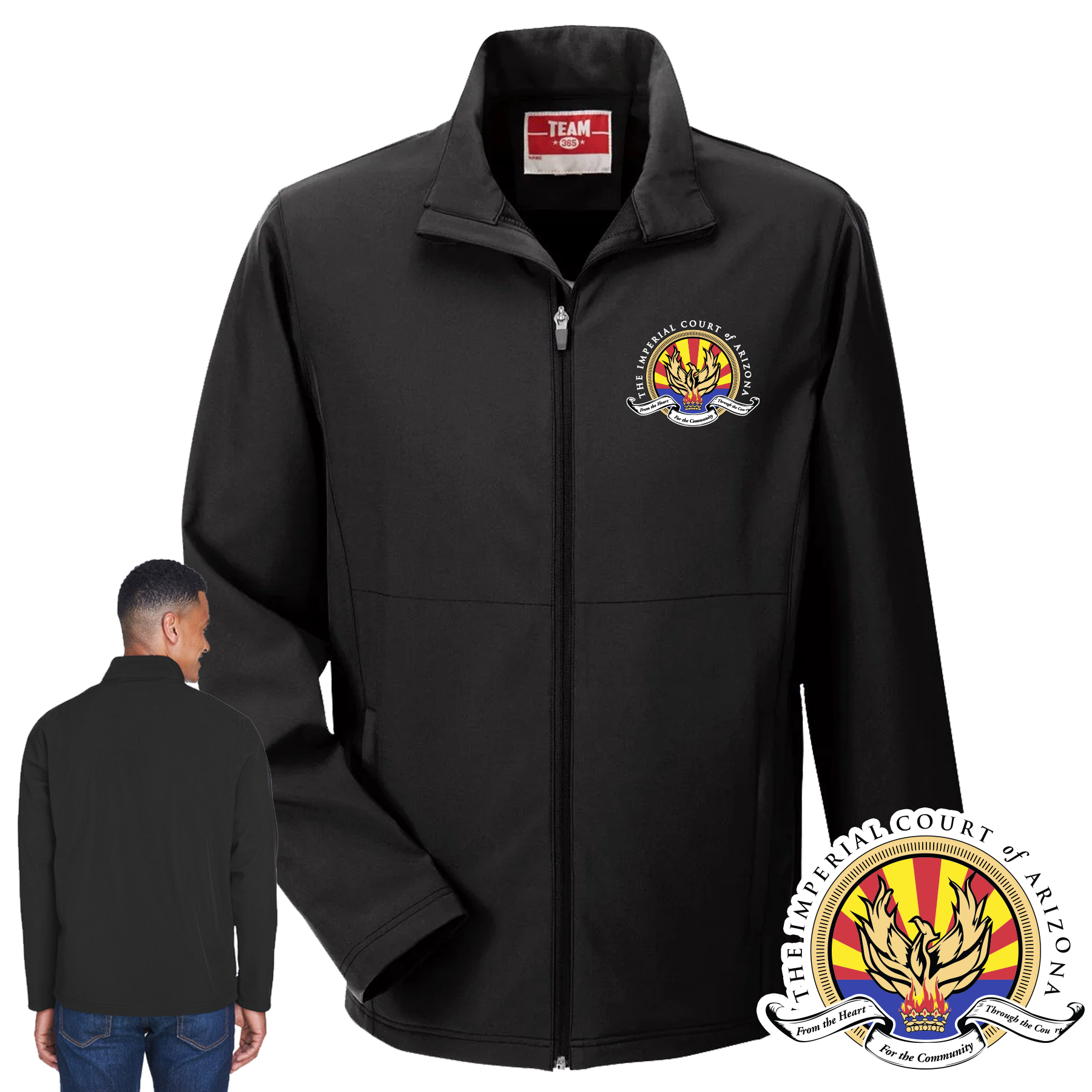 Imperial Court: Soft-Shell Logo Jacket