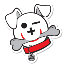 Friendly Pup Sticker